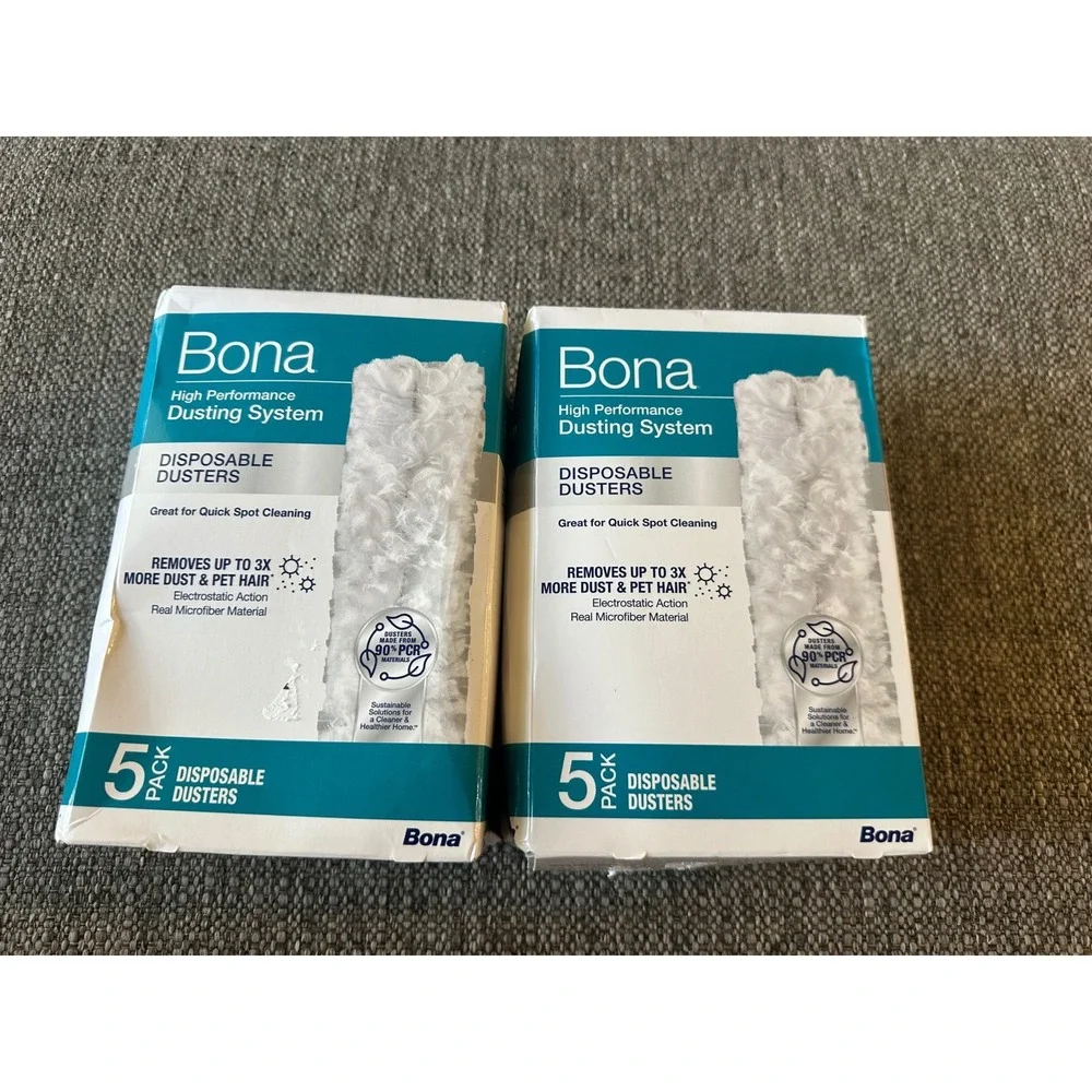Bona High Performance Dusting‎ System 5 Disposable Dusting Cloths set of 2 box's